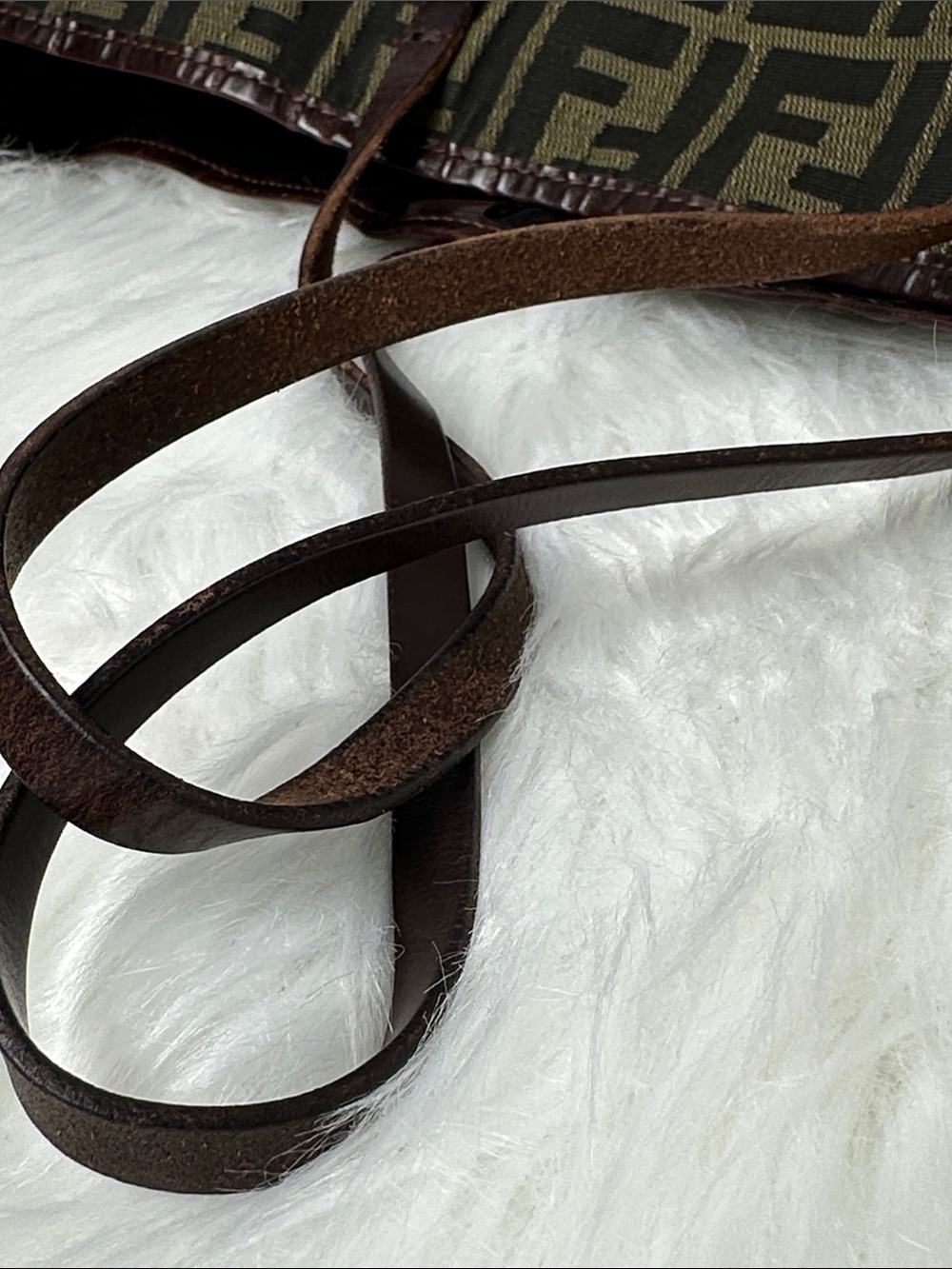 💯Authentic Vintage Fendi Zucca Tote Bag🍀 - Picture 11 of 14